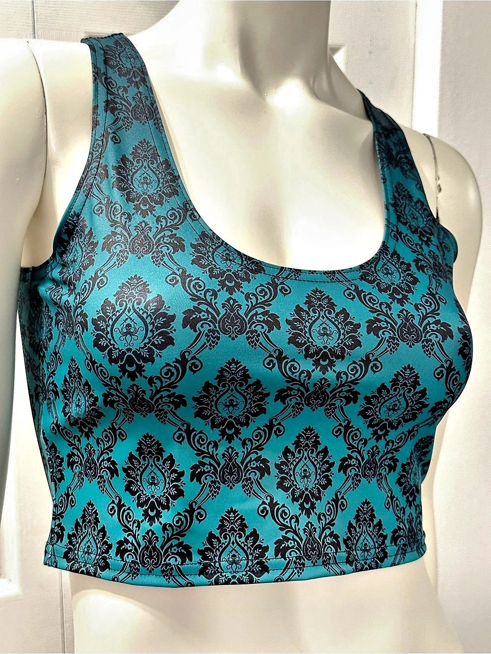 BlackMilk Octopus Damask Reversible Crop Top